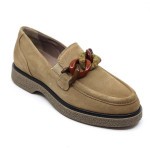 DL Sport mocassin beige suède 5903